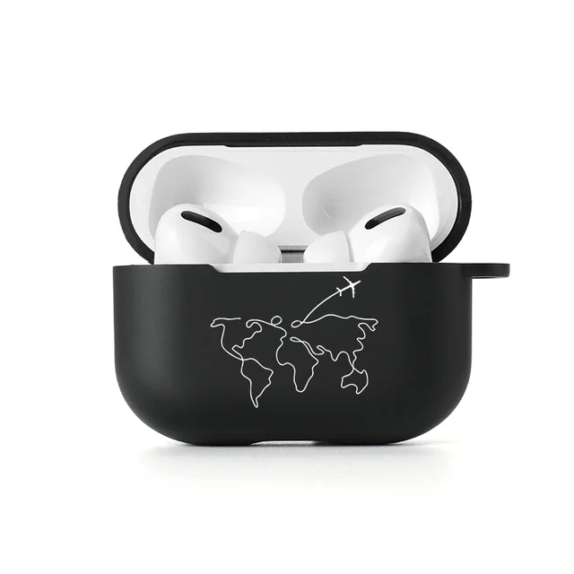 Case For Apple Airpods Pro Cases Slogan Simple Text Dont Touch Airpods 3 2 Silicon Black Earphone Cover For Air pod Pro Capa Bag 1394