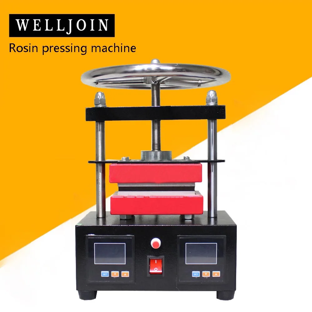 

2000+PSI Professional Rosin Press Hand Crank Duel Heated Plates(2.4"*4.7") heat printer