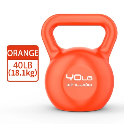 Kettlebell для Гиря для фитнеса, мяч для фитнеса, оборудование для фитнеса, гантели, тренировочные инструменты для фитнеса, подъемный горшок - Цвет: 40LB