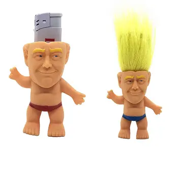 

Multi-function Toy Long Hair Rubber Troll Doll Lighter Cover Bottle Opener New Lighter Set