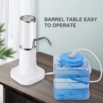 

Water Bottle Pump Electric Water Dispenser Wireless Portable Electric Automatic Water Pump Bucket Bottle Dispenser USB 1200mha