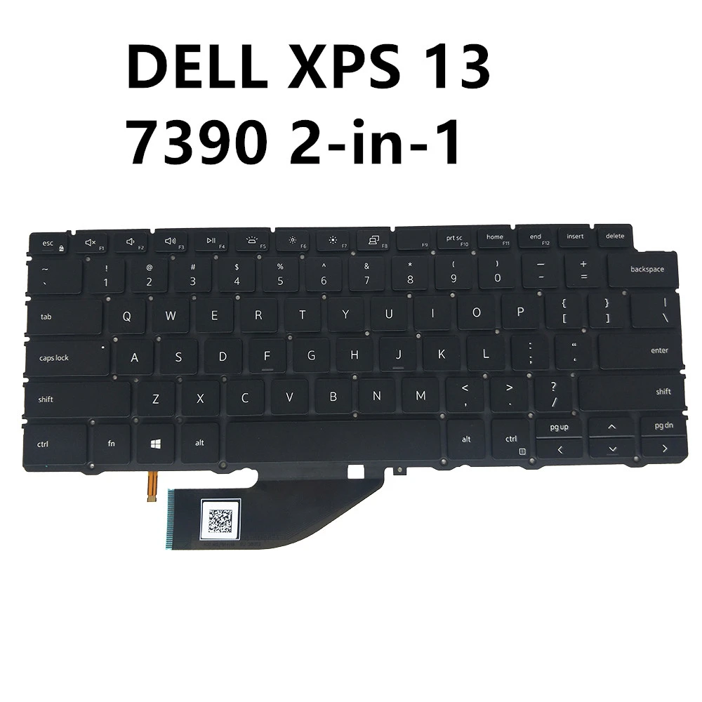 Original New for Dell XPS 13 7390 2-in-1 Convertible 13.4 inch Touch Laptop US English Keyboard Backlit Original New for Dell XPS 13 7390 2-in-1 Convertible 13.4 inch Touch Laptop US English Keyboard Backlit