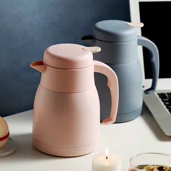 

Stainless Steel Insulated Water Pot 950ML Hot Cold Insulating Water Pot Vacuum Coffee Tea Thermal Flask Hot Water Bottle DA60BWH