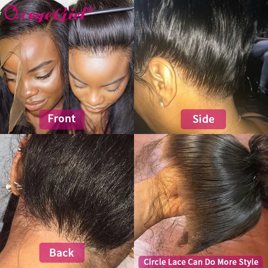 13x4 Lace Front Wig Straight Human Hair Wigs Pre Plucked 360 Frontal With Baby Oxeye girl Remy Hair|wigs for women|wig with baby hairwig withe |