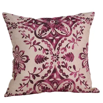 

1Pcs Mandala Pattern Blue Polyester Throw Pillow Cushion Cover Car Decor Home Decoration Sofa Decorative Pillowcase classical