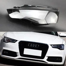 Для Audi A5 2012 2013 крышка фары автомобиля фары объектив замена прозрачные линзы передняя крышка авто оболочка