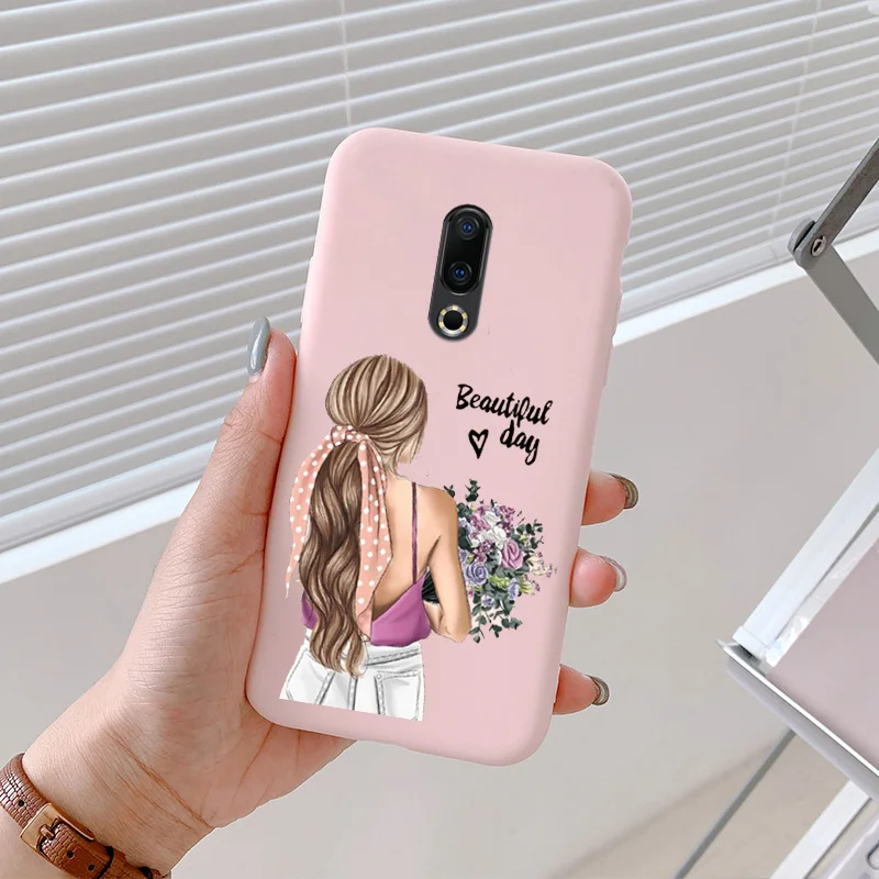 meizu phone case with stones craft For Meizu 16 16t 16s 16x 16xs Plus Case Fashion Mother And Daughter Painted Soft Silicone Phone Protection Back Cover best meizu phone cases Cases For Meizu