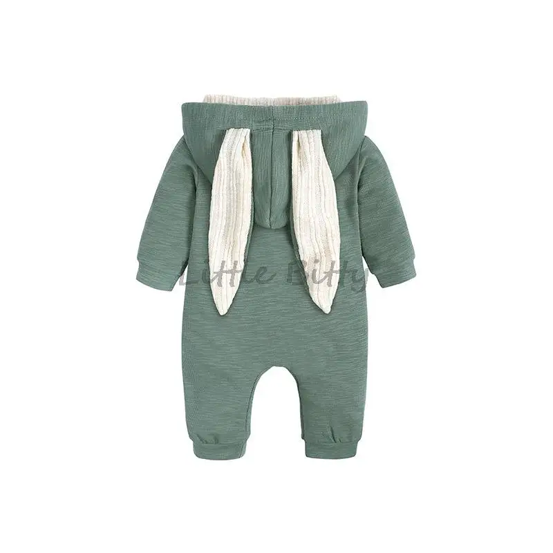 Baby Bodysuits made from viscose  New Hooded Baby Rompers Rabbit Ear For Babies Boys Girls Clothes Romper Newborn Jumpsuit Infant Costume Baby Outfits Clothing cool baby bodysuits	