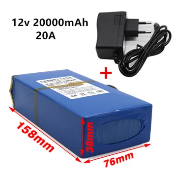 

new DC 12v 3000-20000 mah lithium ion rechargeable battery, high capacity ac power charger with 4 kinds of traffic development