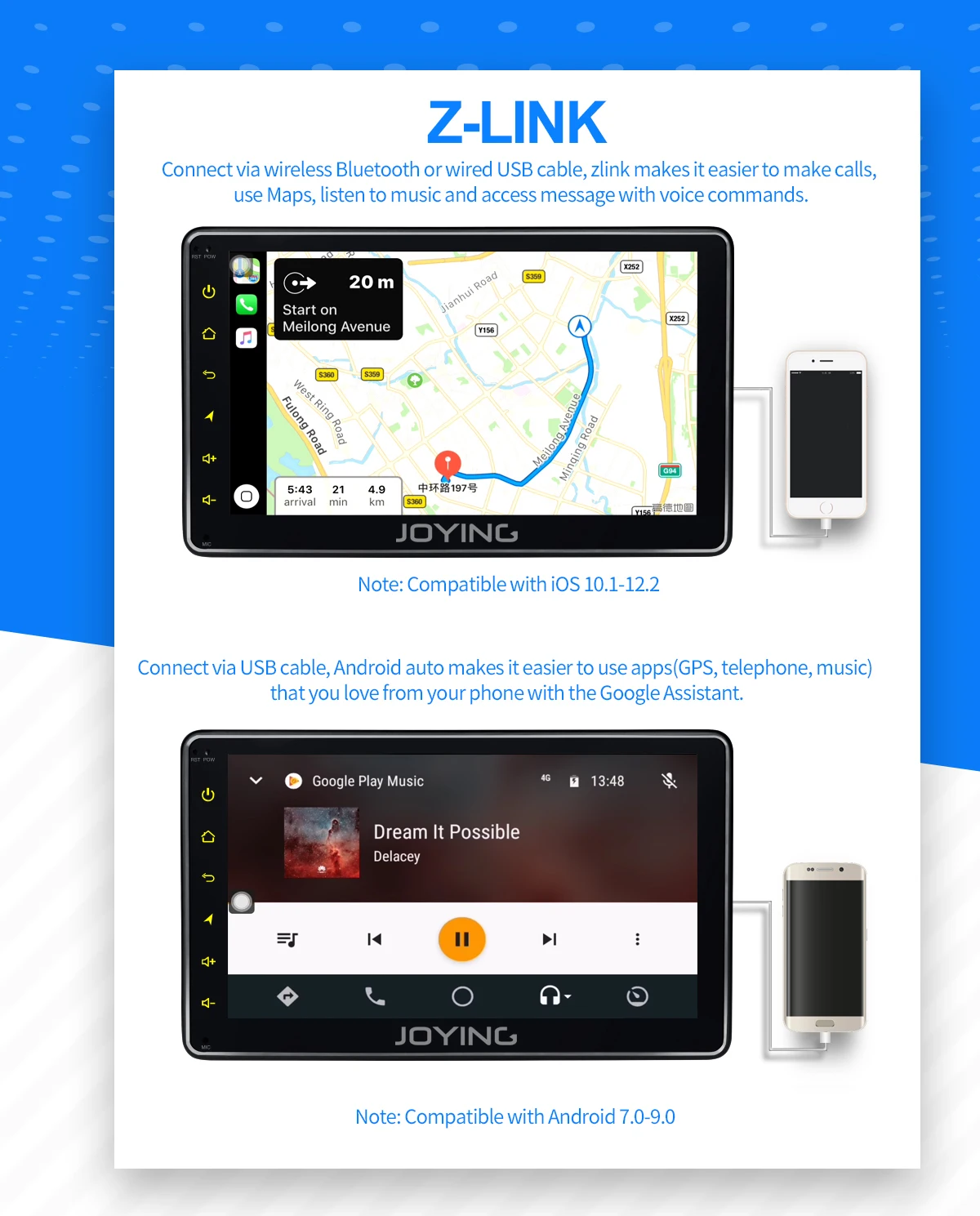 Clearance Single Din 7"Intel Octa Core Head Unit Universal Android 8.1 Car Radio Stereo GPS Nagivation Add DSP Support 4G WIFI FM SIM Card 5