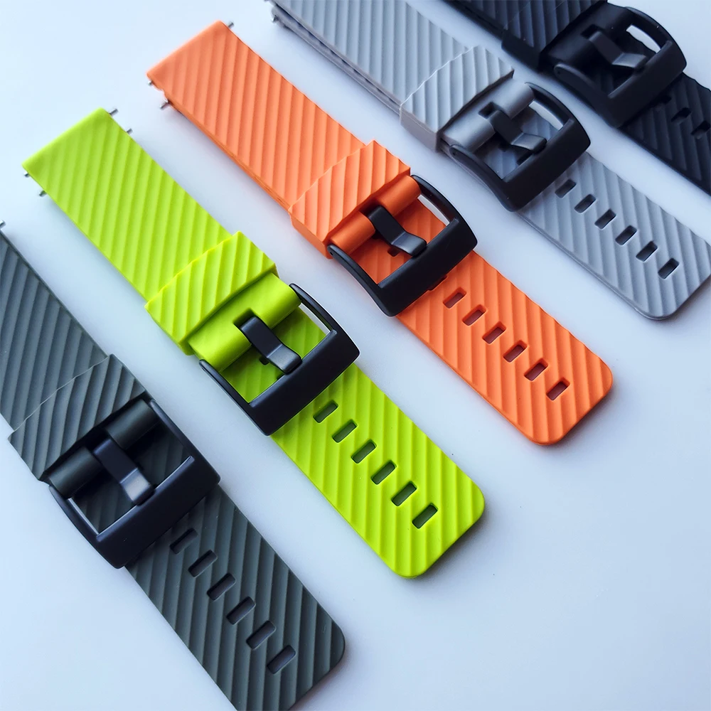 Cinturino In Silicone Hit Color Per Suunto 7 / Suunto 9 / Suunto Spartan Sport Polso Hr / Suunto D5 Cinturino 24Mm Cinturino Per Orologio