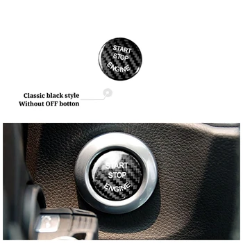 

Sticker Car Engine Start Stop Button Decor Cover Carbon Fiber Applicable to for BMW All Interior Mouldings