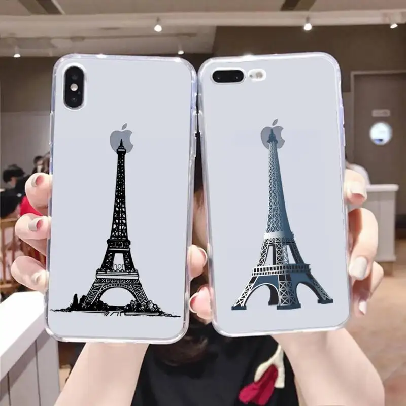 Чехол для телефона с изображением Эйфелевой башни Iphone 12 11 7 8 Pro Mini XS Max Xr X PLUS