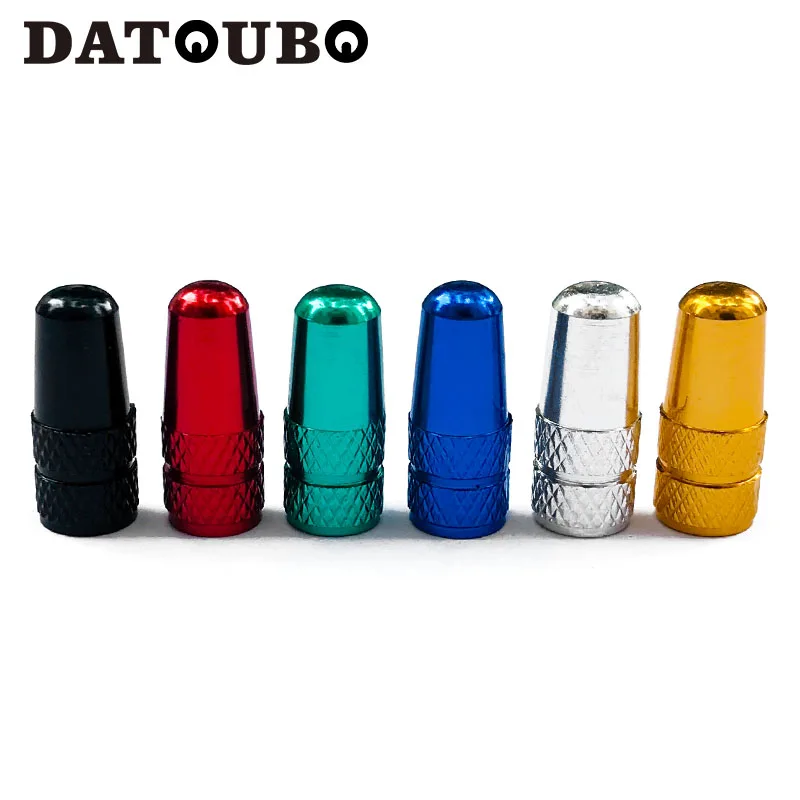 DATOUBO4pcsColorfulBicycleTireValveCapsPrestaValveDustCap