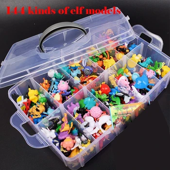 

144 no repeat styles 24 pieces /bag new collection toys Birthday Christmas gifts 2-3 cm Mini Anime Toy Figures for Children