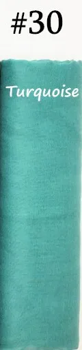 Горячая Распродажа шарфы женские простые Макси хиджаб шарф Мягкие Soild мусульманские Шали Обертывания леди вискоза шарф на голову модные шарфы - Цвет: 30