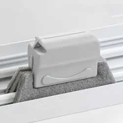 Efficient Groove & Window Slot Cleaning Brush (Grey)