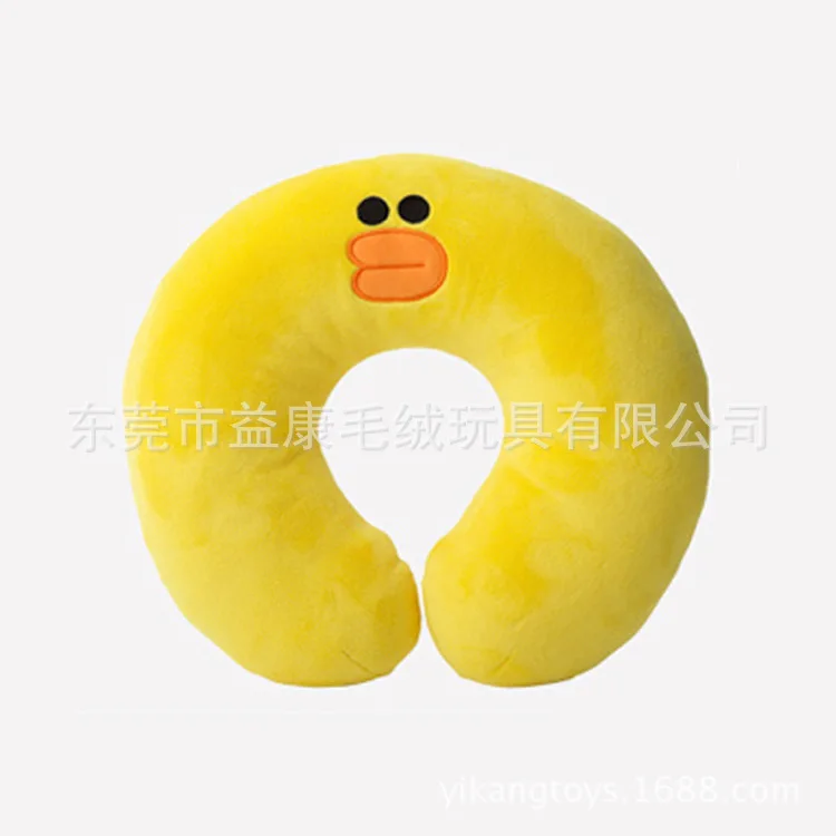 Dongguan производители настраиваемые Салли U-SHAPE Подушка моделирование милый мультфильм-стиль плюшевый талисман подушка для головы и шеи подарок