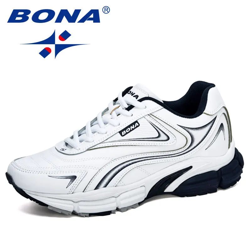 Bona Men's Leather Sneakers | Men's Shoes Casual Shoes | Men's Shoes ...