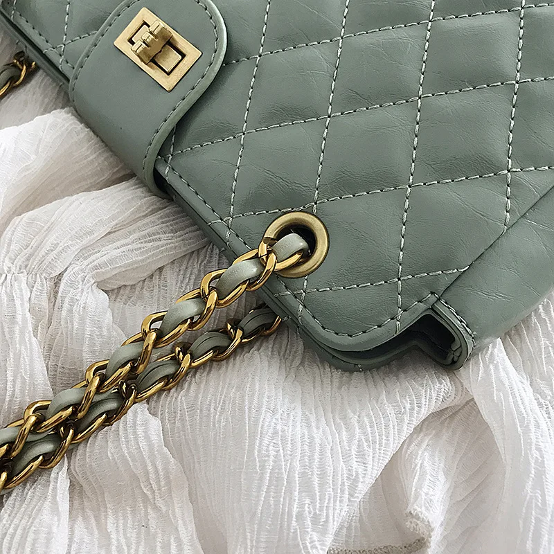 

New WOMEN'S Bag 2019 New Style Shoulder Bag Trend Korean-style Rhombus Chain Bag Fashion Shoulder Bag Versatile Handbag