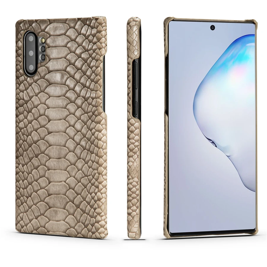 Роскошный кожаный чехол со змеиным узором для samsung Galaxy S10 S9 Plus S10 E 5G Note 10 9 8 Plus Pro ударопрочный жесткий чехол для задней панели Note10Pro