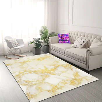 

Living Room Marble Rug Modern Quicksand Marble Rug Fashion Bedroom Rug Coffee table Rug Mat Living Room Floor Mat Non-Slip Rug