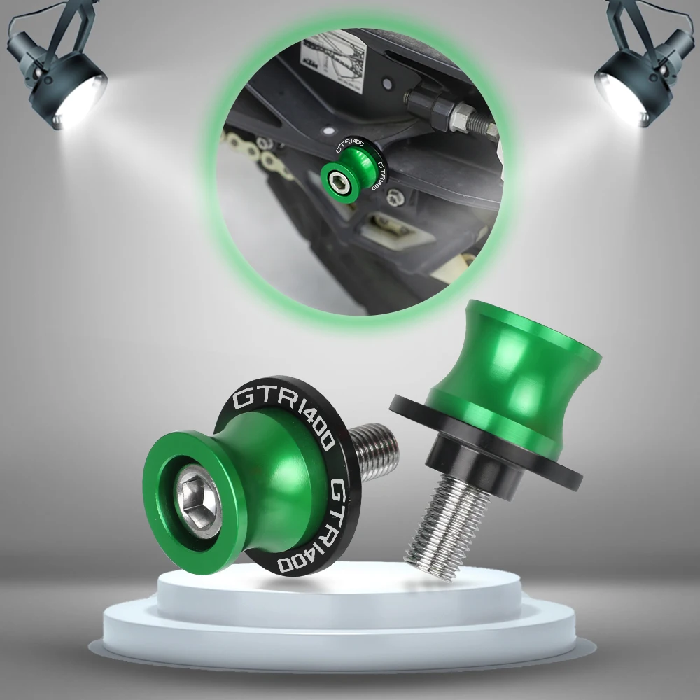 

Для Kawasaki GTR1400 GTR 1400 2007-2016 2015 2014 2013 2012 2011 мотоциклетные алюминиевые катушки с маятниковым рычагом слайдер стенд винты 10 мм