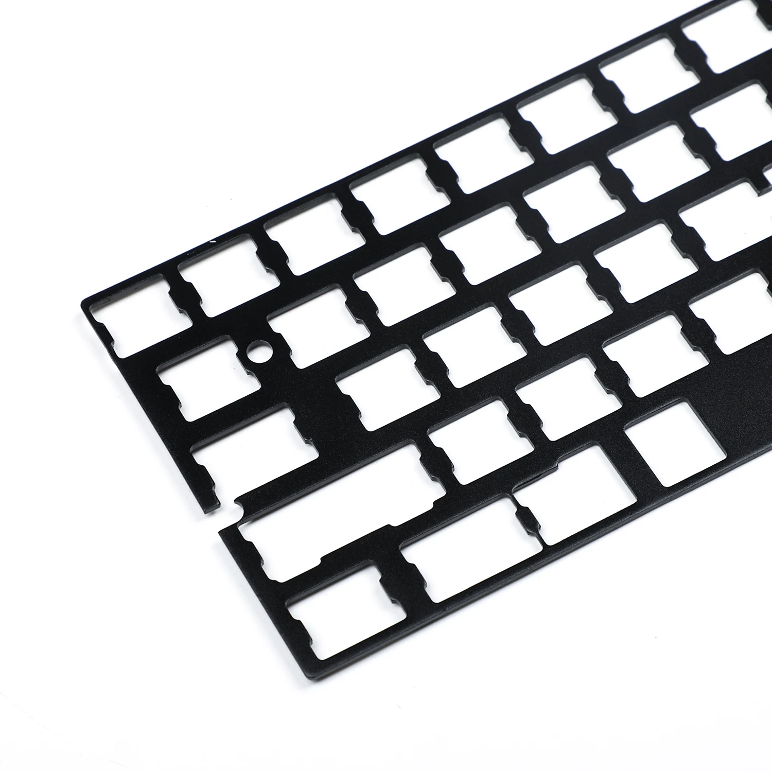 Placa de Posicionamento de Alumínio Anodizado Universal Suporte Iso Ansi para Gh60 Pcb 60 Teclado Faça Você Mesmo