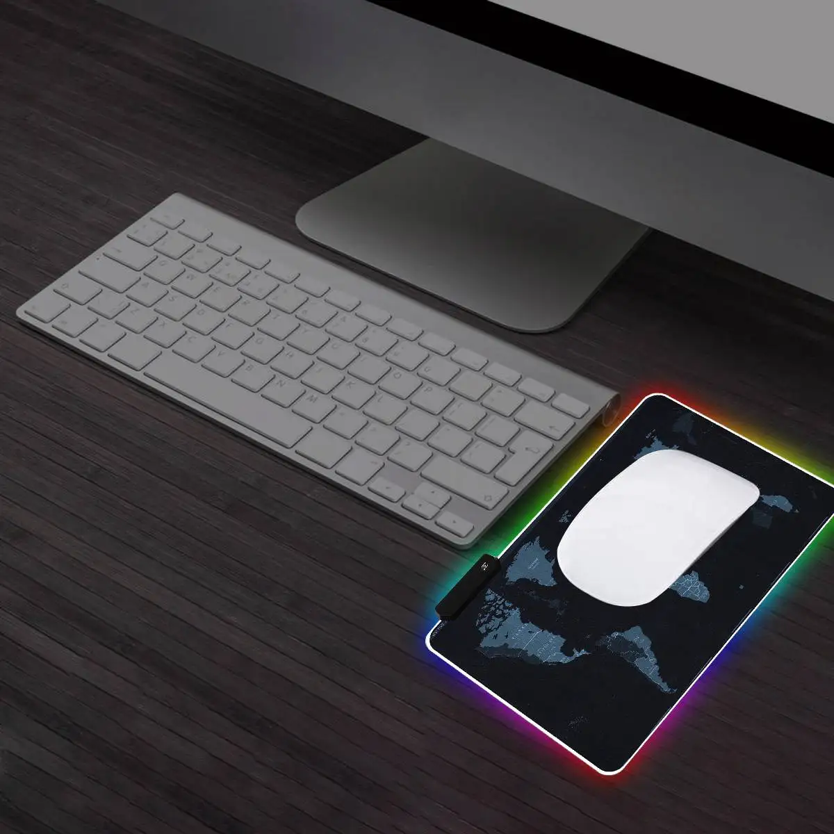  LED Gaming Mouse Pad RGB Gamer Large Mousepad LED Lighting USB Keyboard Colorful Desk Pad Mice Mat 
