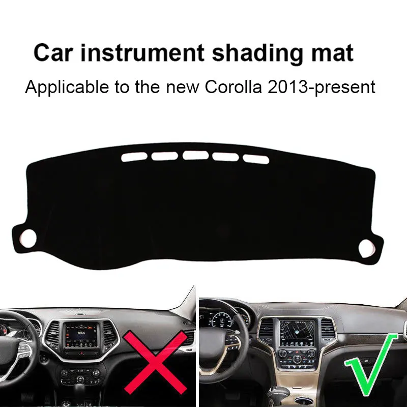 Крышка приборной панели автомобиля коврик для Toyota Corolla нескользящий солнцезащитный коврик анти-УФ