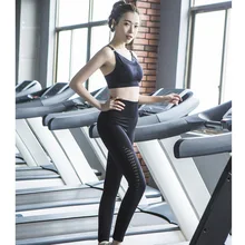 Спортивный костюм для бега, йоги, бесшовный костюм для йоги, стиль, обтягивающие штаны-капри, Женский костюм для фитнеса
