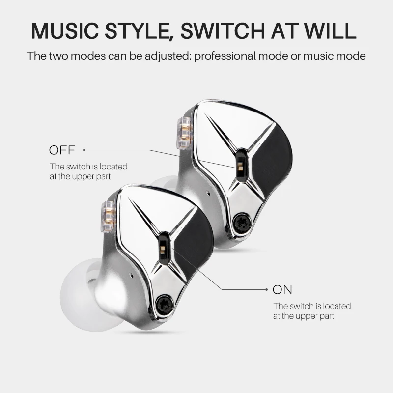 Наушники вкладыши TFZ KING EDITION ароматизированные наушники с монитором Zither 2pin Hi Fi IEM 3
