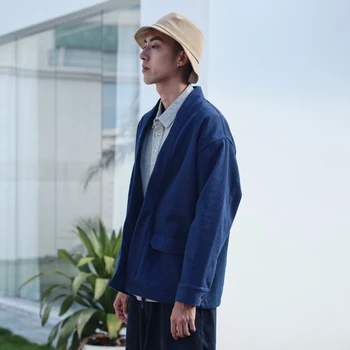 Men's cotton jacket  in Eco-friendly plant-dye