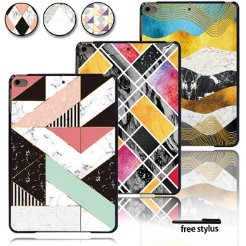 

Anti-fall Shockproof Hard Plastic Tablet Protective Case for Apple IPad Mini 4/5 with Different Geometric Shapes and Colors