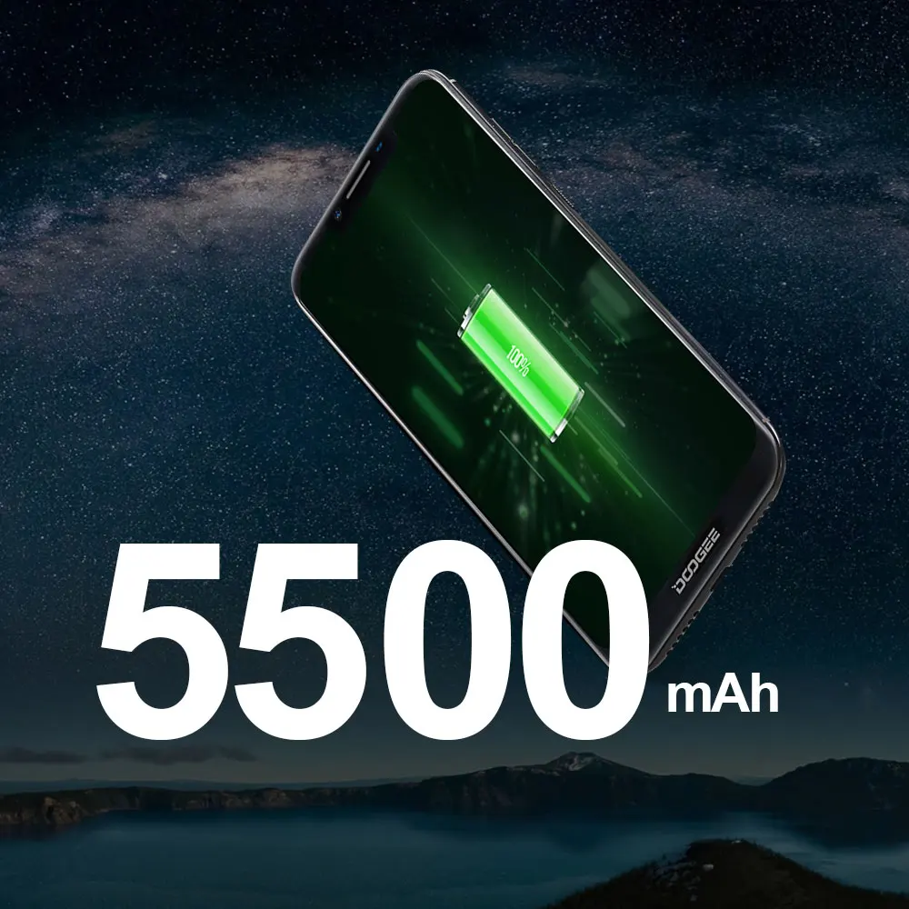 Смартфон DOOGEE BL5500 Lite U Notch экран 6 19 дюйма четырёхъядерный процессор MTK6739 2 Гб ОЗУ 16