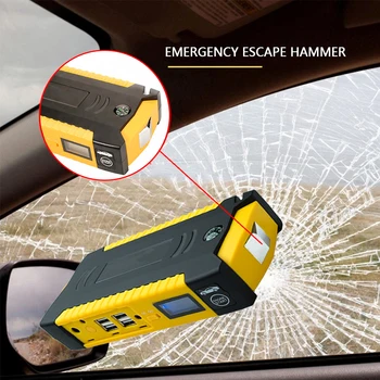 

20000mAh USB Car Jump Starter Pack Booster Battery Charger Power Bank 12V UK US AU EU