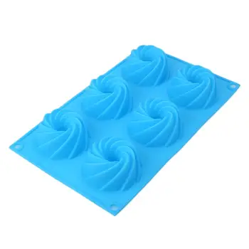 

Swirl Shaped Silicone Cake Pan Mold Baking Jelly Muffin Decorating Cupcake Mould