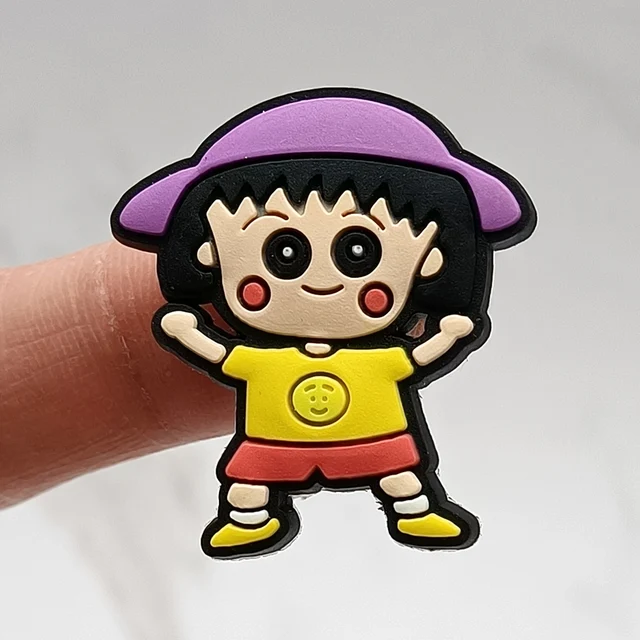 Novelty Design Cartoon With You PVC Shoe Charm Accessories Funny Diy Shoe Buckle Decor Fit Pins Croc Charms JIBZ Kid Party Gift B