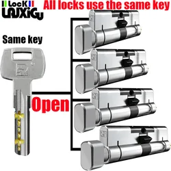 All locks use the same key, one key opens all locks Lock cylinder Door cylinder lock Entrance door lock Cylinder lock Door lock