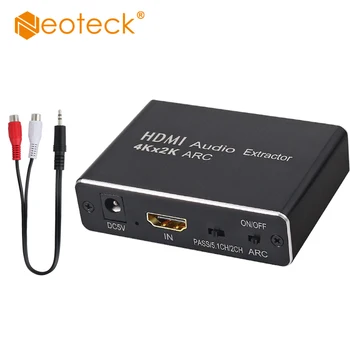 

Neoteck HDMI Audio Extractor HDMI to Optical Toslink SPDIF Coaxial with 1M HDMI Cable Support 4K x 2K 3D HDMI ARC For PS4