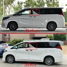 Автомобильные аксессуары для- Toyota Alphard Vellfire AH30 автомобильные аксессуары B столб внешняя отделка окна