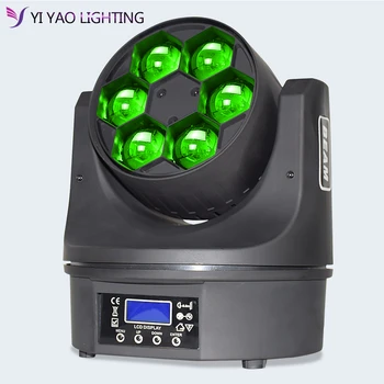 

6x15w RGBW 4IN1 LED Mini Bee Eye Beam Moving Head Light DJ Stage