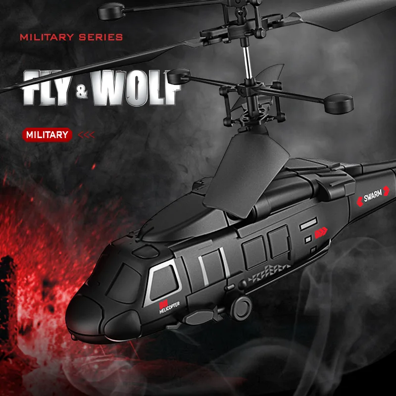 Gyro Stabilizer And High Low Speed Kids Best New Year Christmas Pl AORED Aviation Imitation Military RC Aircraft Fighter Jet Drop Remote Control Large RC Helicopter Drone Toy 3.5 Channel RC Airplane