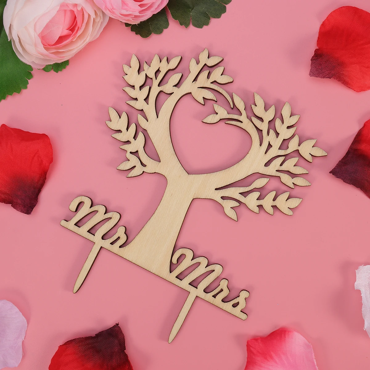 Торт Топпер Дерево Птица дерево украшения для свадебного торта(дерево цвет) A20