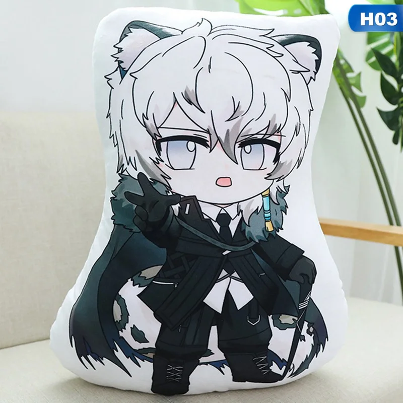Tomorrow Ark плюшевая подушка 2D слово аниме-атрибутика серебристо-серая кукла Miya Angel COS Реквизит - Цвет: 3