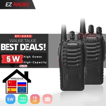 

2PCS Baofeng BF-888S Two Way Radio Baofeng 888 888S BF888S Portable Radio Baofeng BF 888S UHF walkie talkie uv-s9 bf-c1 H777