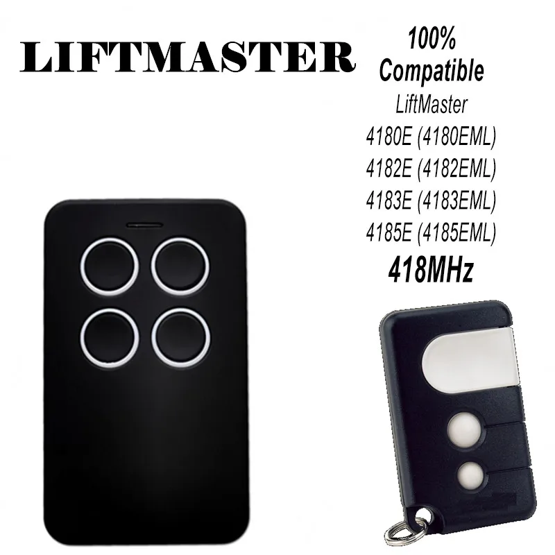 

Chamberlain Liftmaster 4180E 4180EML Replacement Remote Control Garage Gate Opener 418MHz Transmitter