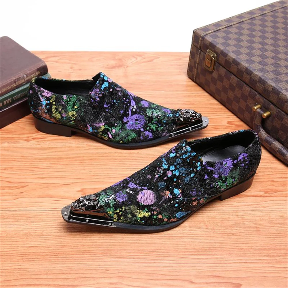 Мужские туфли из натуральной кожи в британском стиле