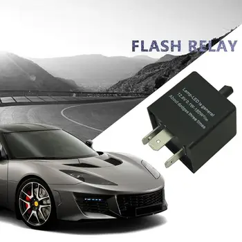 

CF14KT frequency adjustable LED flashing Flasher Relay to prevent rotation of car and motorcycle LED lights flash relay