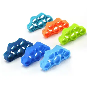 

Silicone Finger Stretcher Hand Gripper Forearm Wrist Training Resistance Band Muscle Power Training Ring Exerciser Trainer